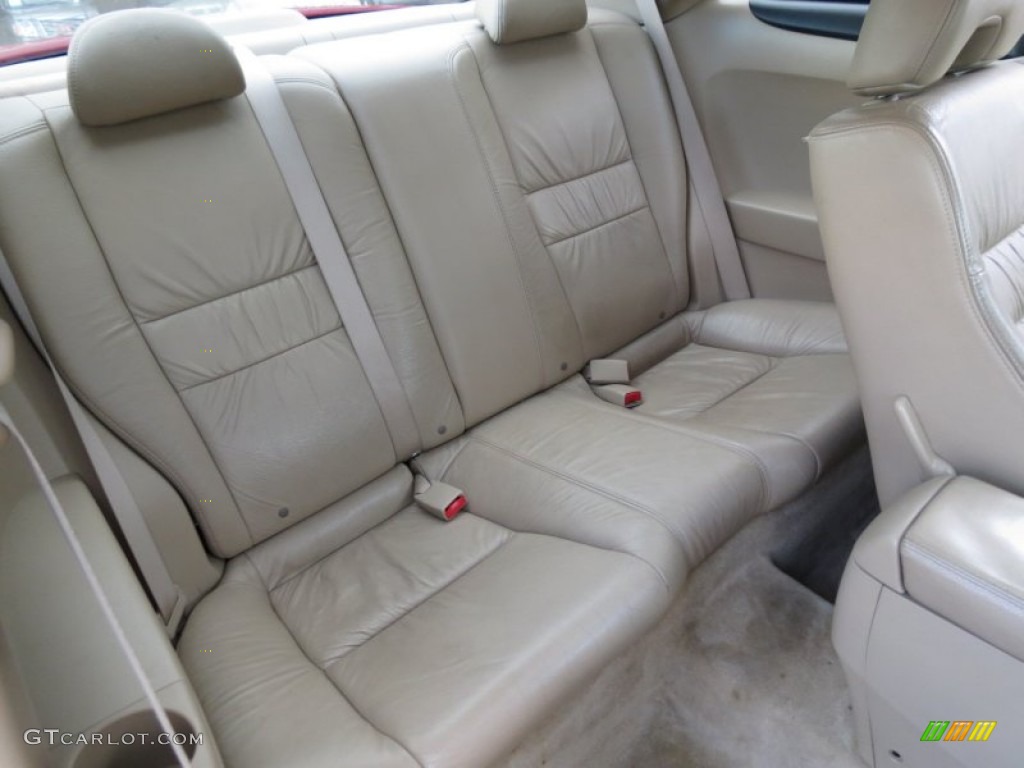 2003 Accord EX V6 Coupe - San Marino Red / Ivory photo #10