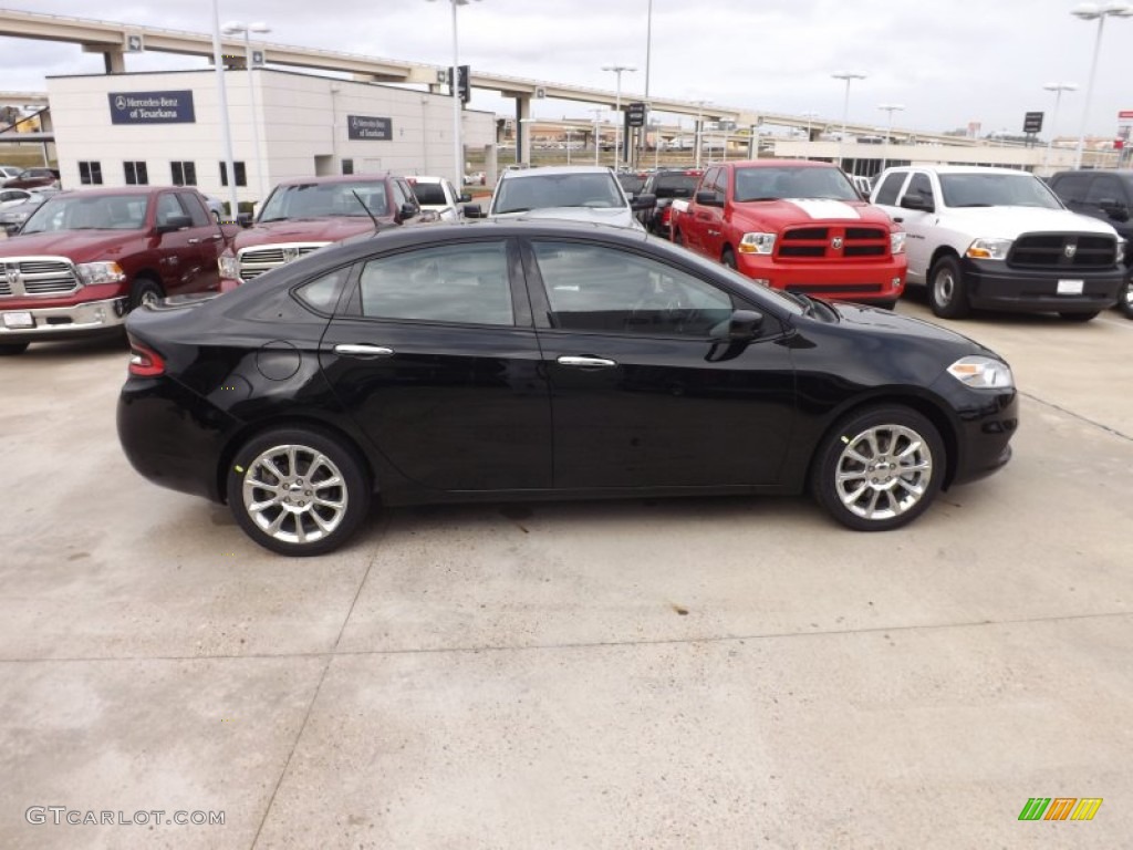 Pitch Black 2013 Dodge Dart Limited Exterior Photo #74268541