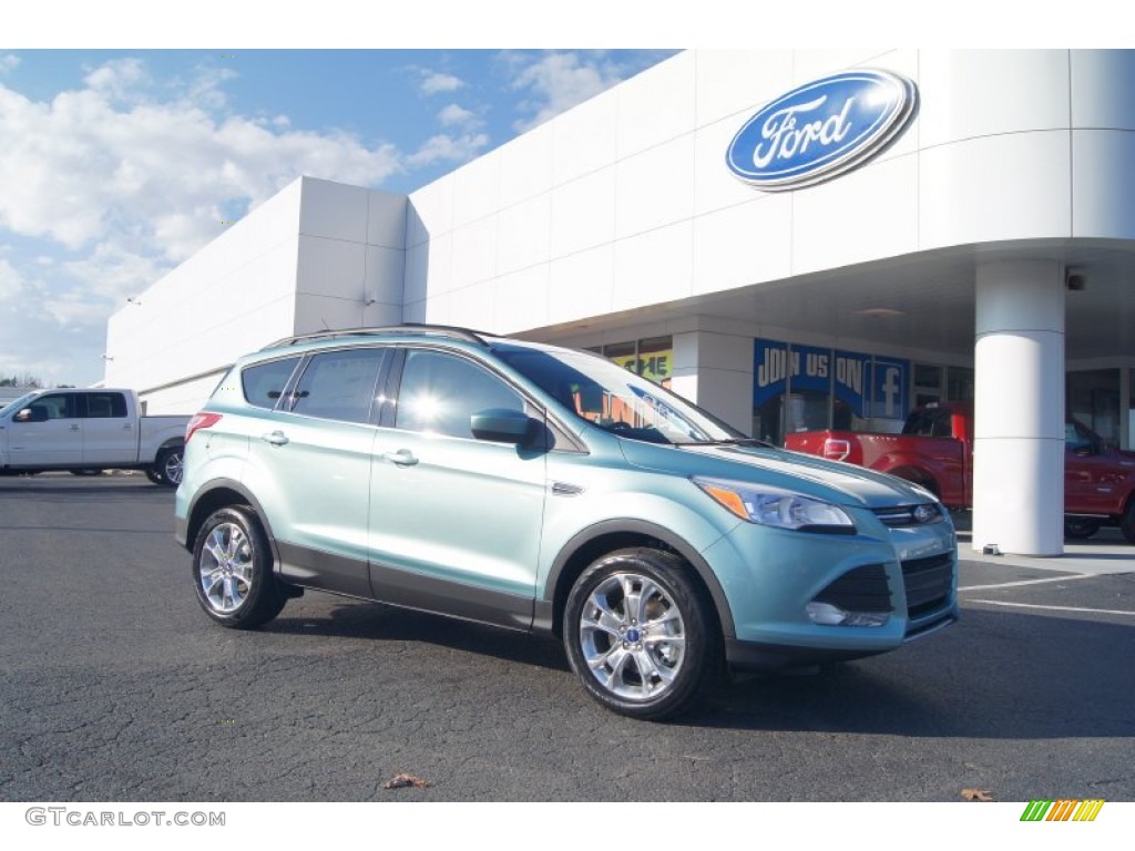 2013 Escape SE 2.0L EcoBoost - Frosted Glass Metallic / Charcoal Black photo #1
