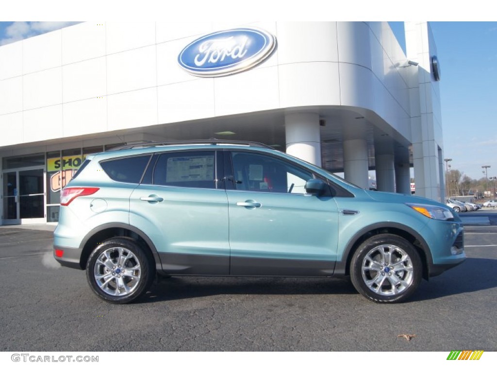 2013 Escape SE 2.0L EcoBoost - Frosted Glass Metallic / Charcoal Black photo #2