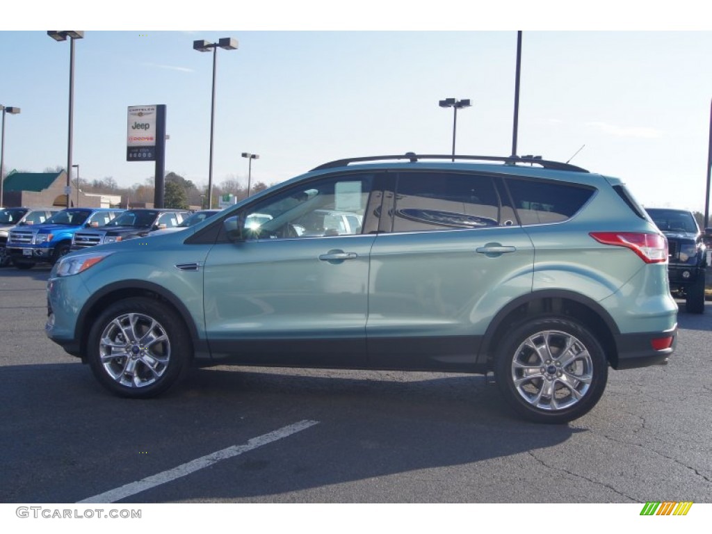 2013 Escape SE 2.0L EcoBoost - Frosted Glass Metallic / Charcoal Black photo #5