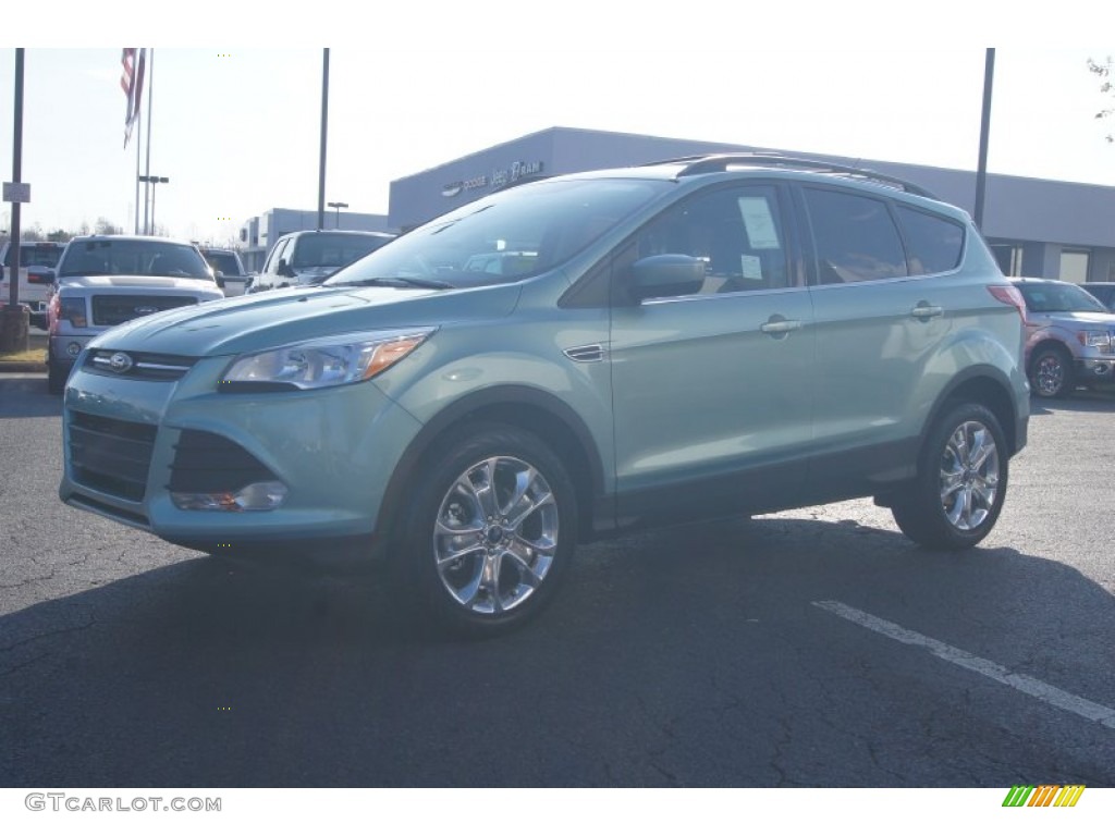 2013 Escape SE 2.0L EcoBoost - Frosted Glass Metallic / Charcoal Black photo #6