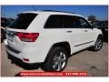 2013 Bright White Jeep Grand Cherokee Overland 4x4  photo #7