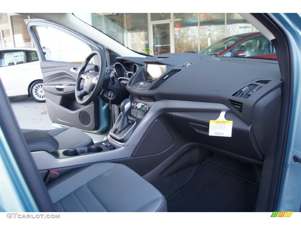 2013 Escape SE 2.0L EcoBoost - Frosted Glass Metallic / Charcoal Black photo #17