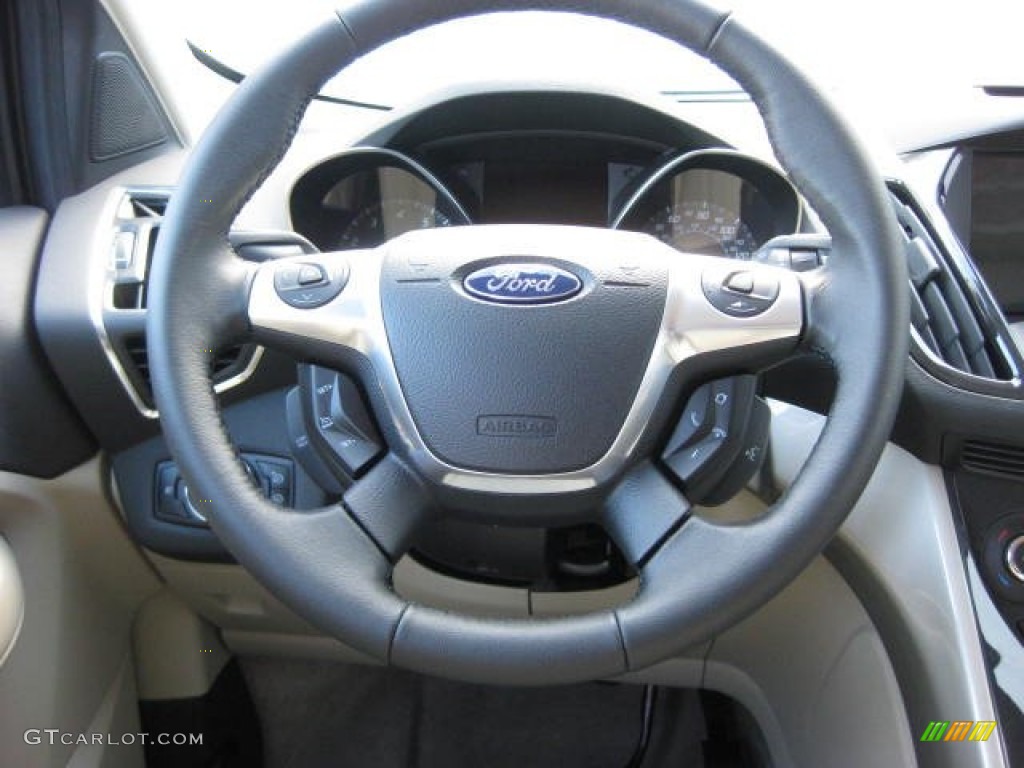 2013 Escape SEL 1.6L EcoBoost - Sterling Gray Metallic / Medium Light Stone photo #24