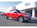 2013 Ruby Red Metallic Ford F150 XLT SuperCab  photo #1