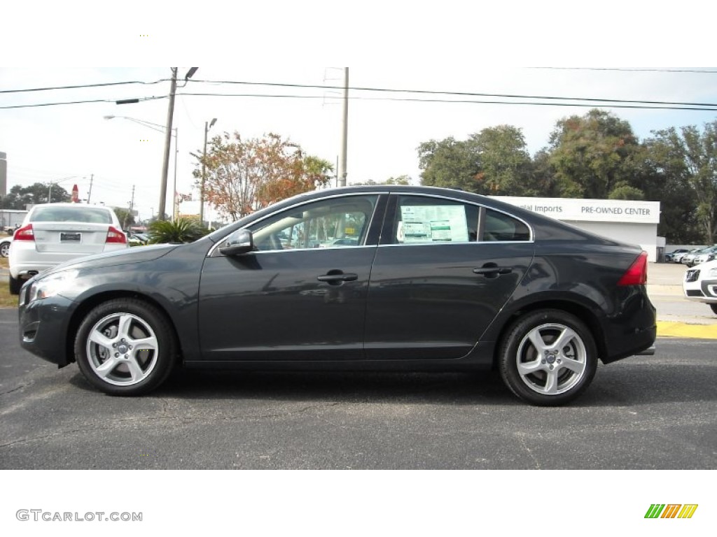 2013 S60 T5 - Saville Grey Metallic / Soft Beige photo #2