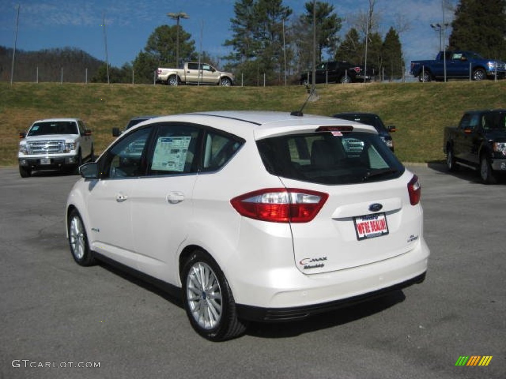 2013 C-Max Hybrid SEL - White Platinum / Medium Light Stone photo #8