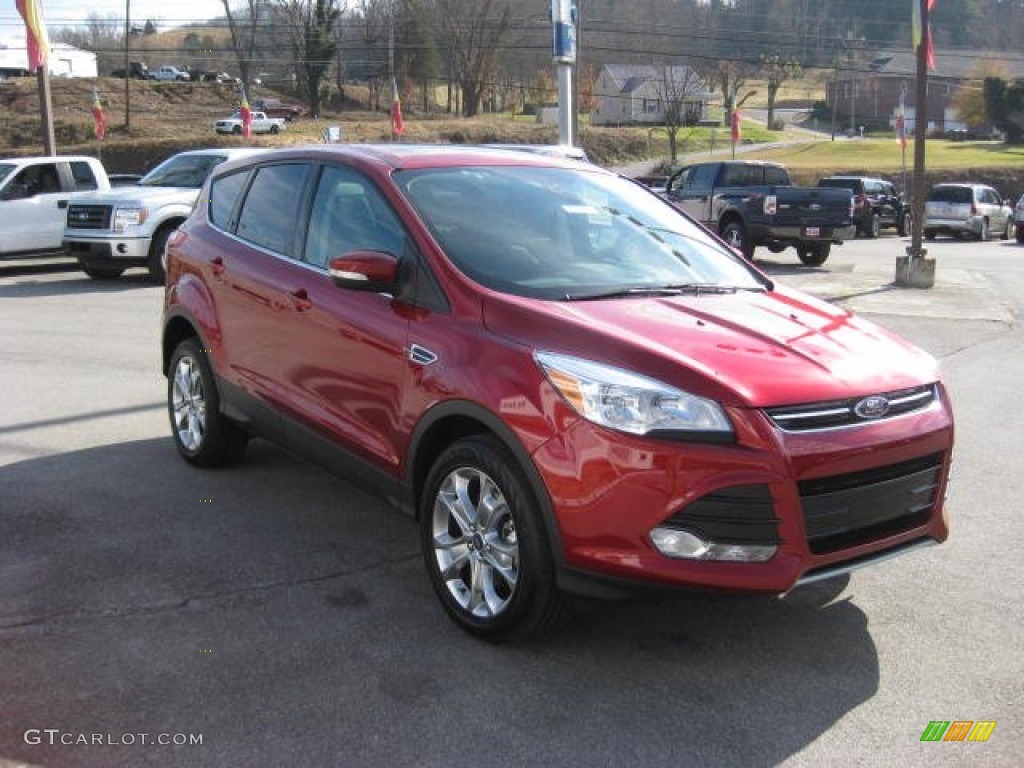 2013 Escape SEL 1.6L EcoBoost 4WD - Ruby Red Metallic / Charcoal Black photo #5