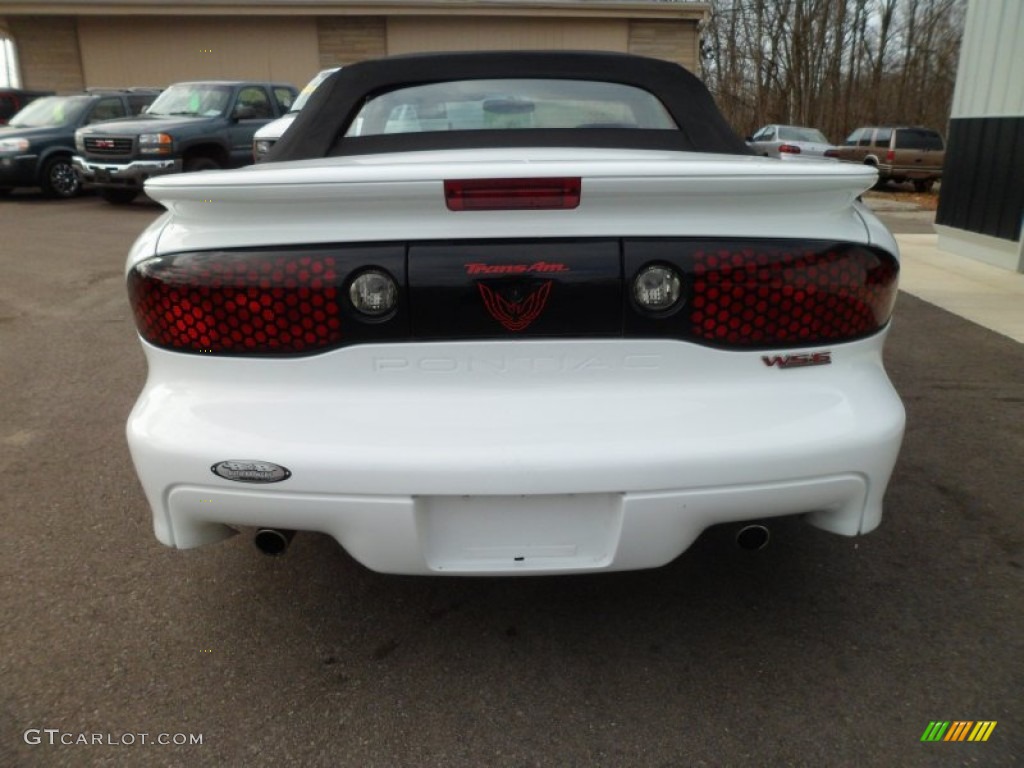 2002 Firebird Trans Am WS-6 Convertible - Arctic White / Ebony Black photo #4
