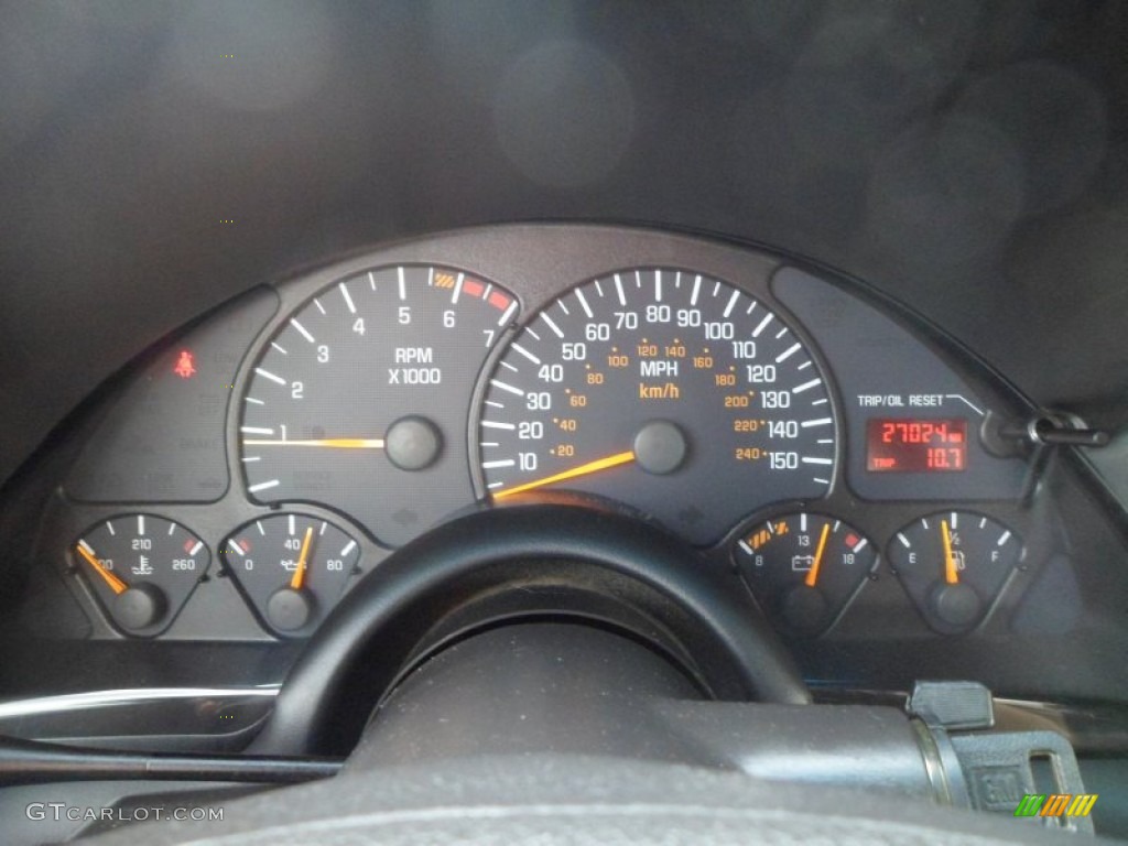 2002 Pontiac Firebird Trans Am WS6 Convertible Gauges Photo 74272132