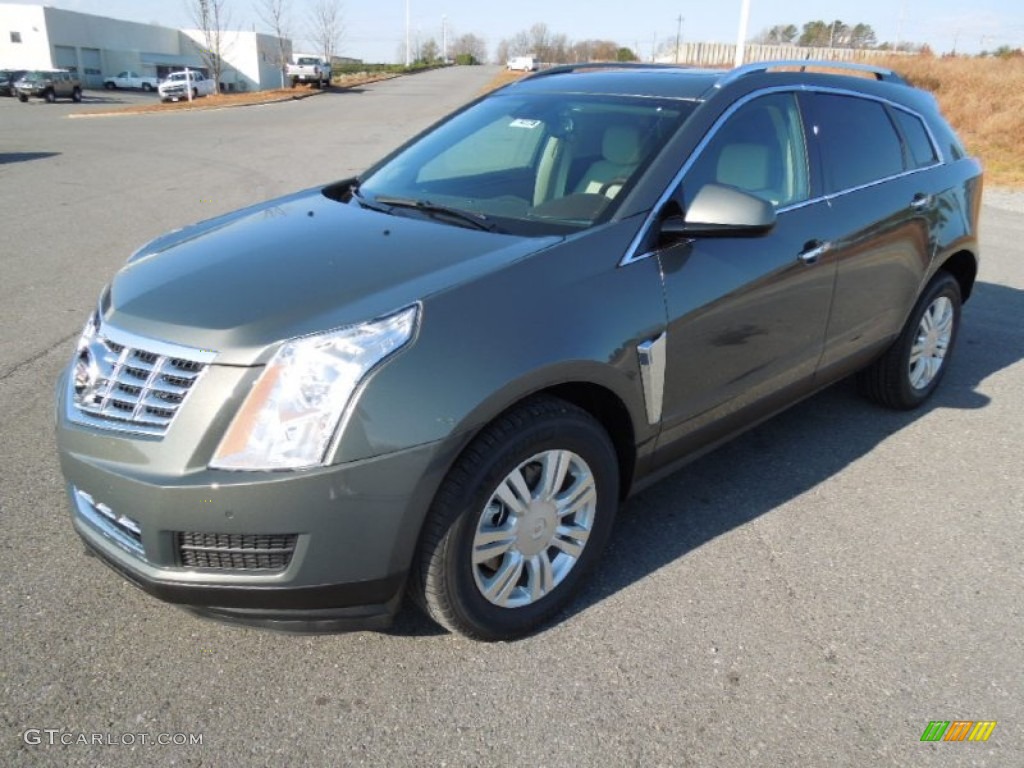 2013 SRX Luxury FWD - Evolution Green Metallic / Shale/Brownstone photo #1