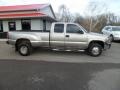 2002 Pewter Metallic GMC Sierra 3500 SLE Extended Cab 4x4 Dually  photo #2