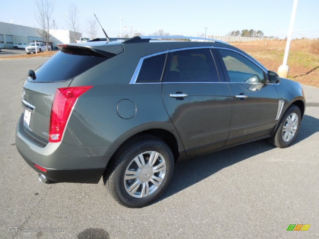 2013 SRX Luxury FWD - Evolution Green Metallic / Shale/Brownstone photo #5