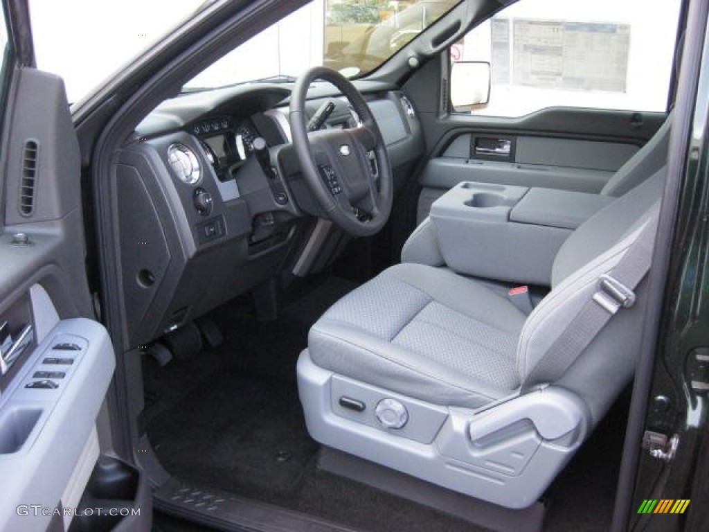 2013 F150 XLT SuperCrew 4x4 - Green Gem Metallic / Steel Gray photo #12