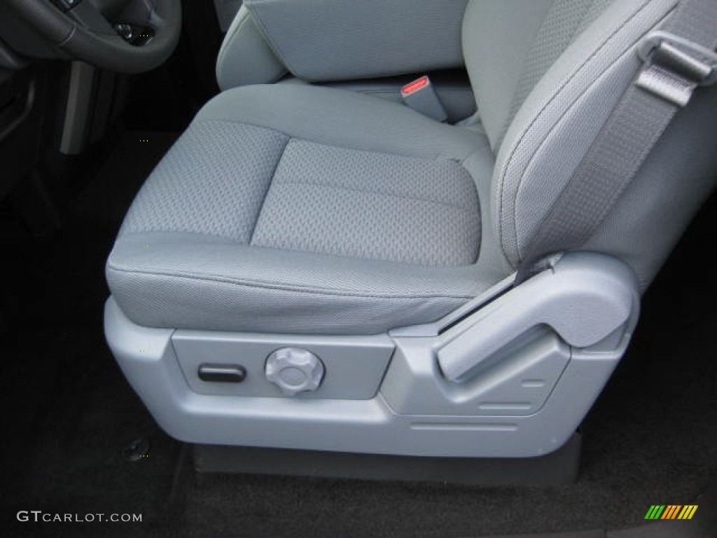 2013 F150 XLT SuperCrew 4x4 - Green Gem Metallic / Steel Gray photo #13