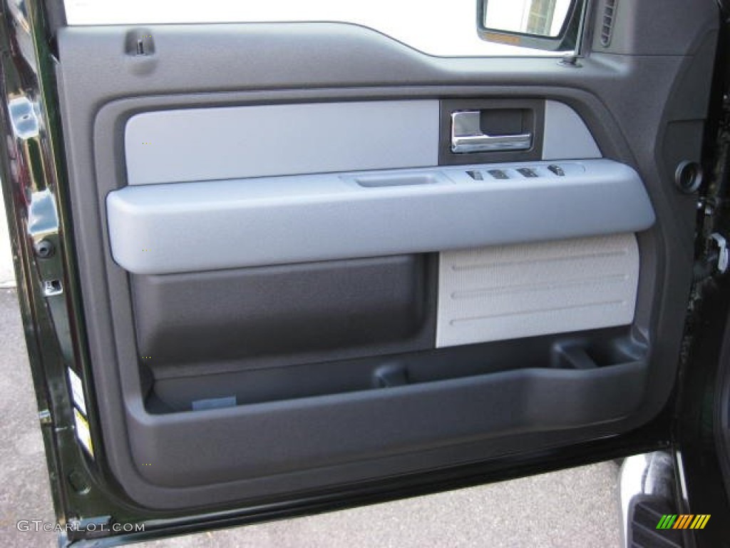 2013 F150 XLT SuperCrew 4x4 - Green Gem Metallic / Steel Gray photo #14