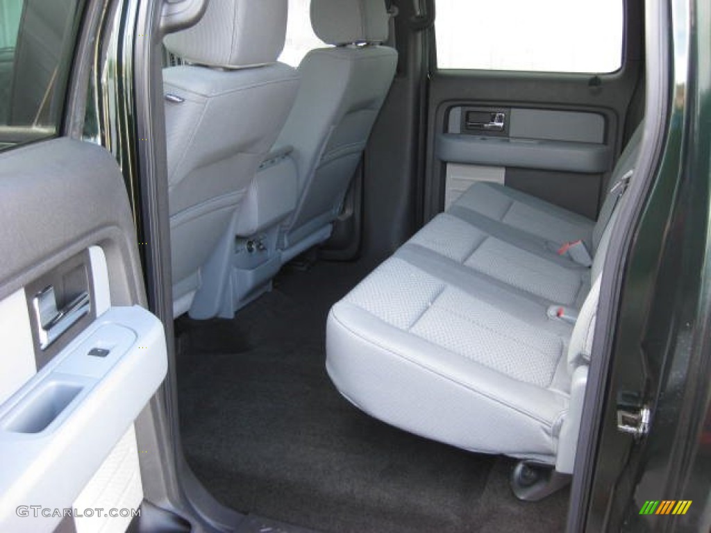 2013 F150 XLT SuperCrew 4x4 - Green Gem Metallic / Steel Gray photo #17