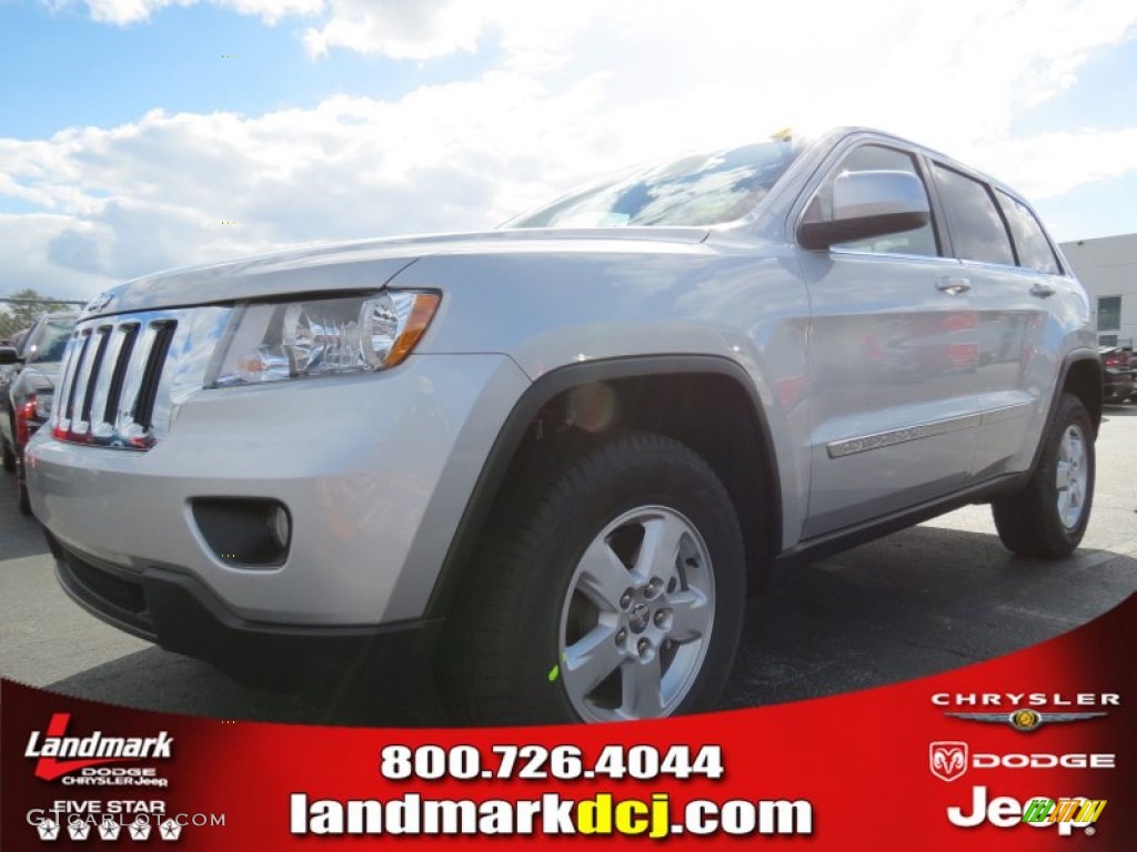 2013 Grand Cherokee Laredo - Bright Silver Metallic / Black photo #1