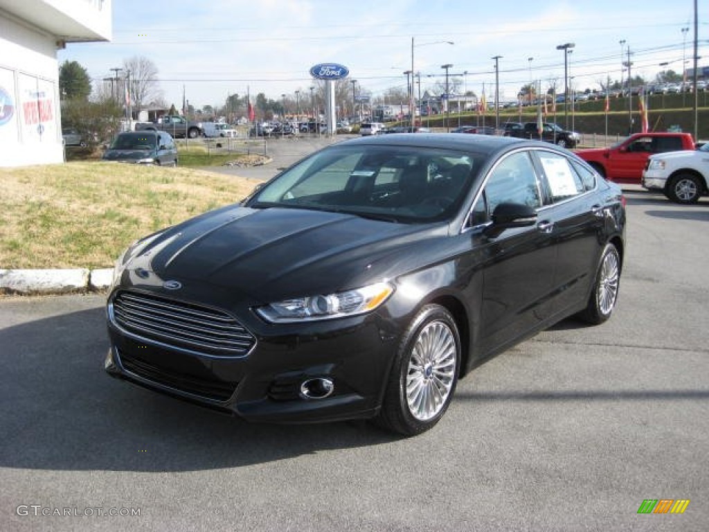 Tuxedo Black Metallic 2013 Ford Fusion Titanium AWD Exterior Photo #74274496