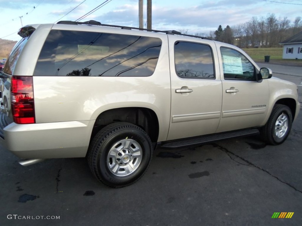 Champagne Silver Metallic 2013 Chevrolet Suburban 2500 LS 4x4 Exterior Photo #74275006