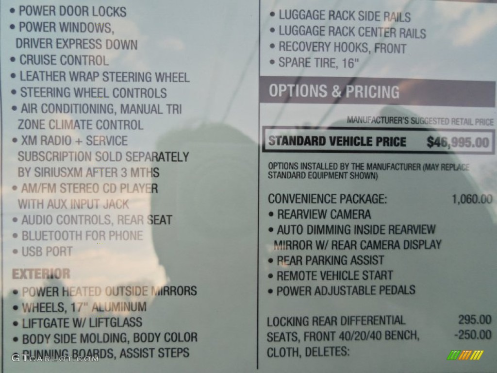2013 Chevrolet Suburban 2500 LS 4x4 Window Sticker Photo #74275324