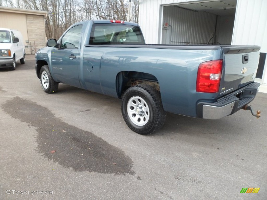 2007 Silverado 1500 Regular Cab - Dark Blue Metallic / Dark Titanium Gray photo #5