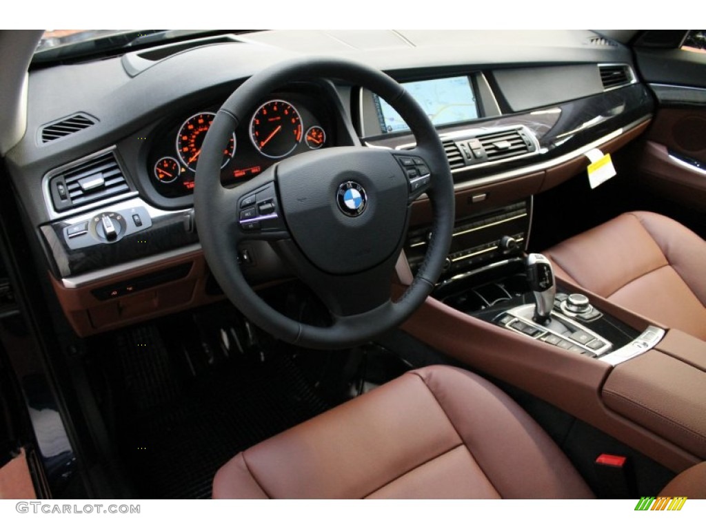 Cinnamon Brown Interior 2013 BMW 5 Series 535i xDrive Gran Turismo Photo #74276221