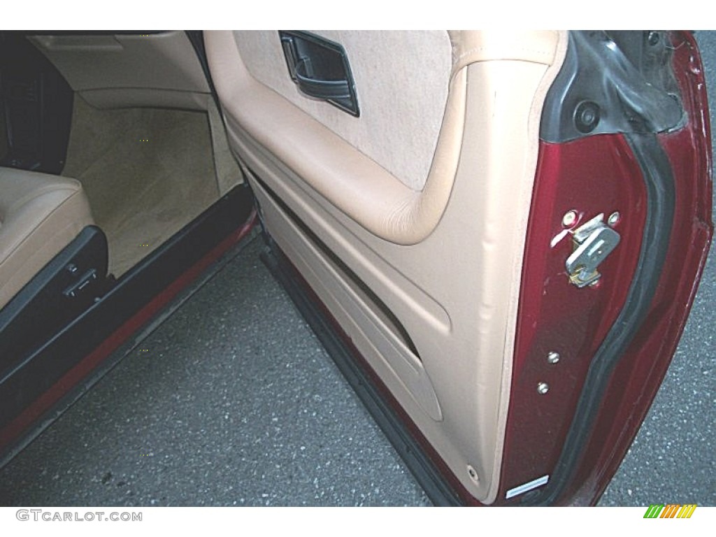 1993 900 Turbo Convertible - Ruby Red Pearl Metallic / Beige photo #16