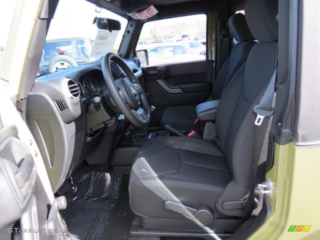 Black Interior 2013 Jeep Wrangler Sport 4x4 Photo #74277335