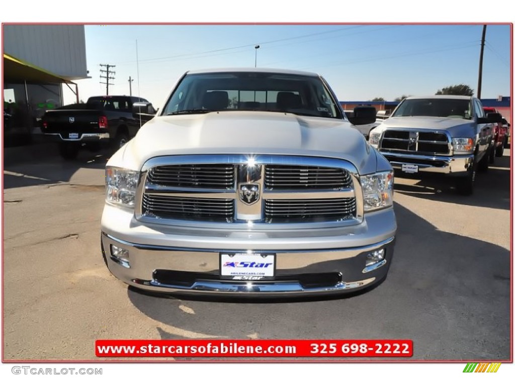 2012 Ram 1500 Lone Star Crew Cab - Bright Silver Metallic / Dark Slate Gray photo #11