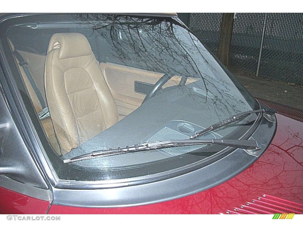 1993 900 Turbo Convertible - Ruby Red Pearl Metallic / Beige photo #47
