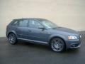 2009 Meteor Grey Pearl Effect Audi A3 2.0T quattro  photo #6