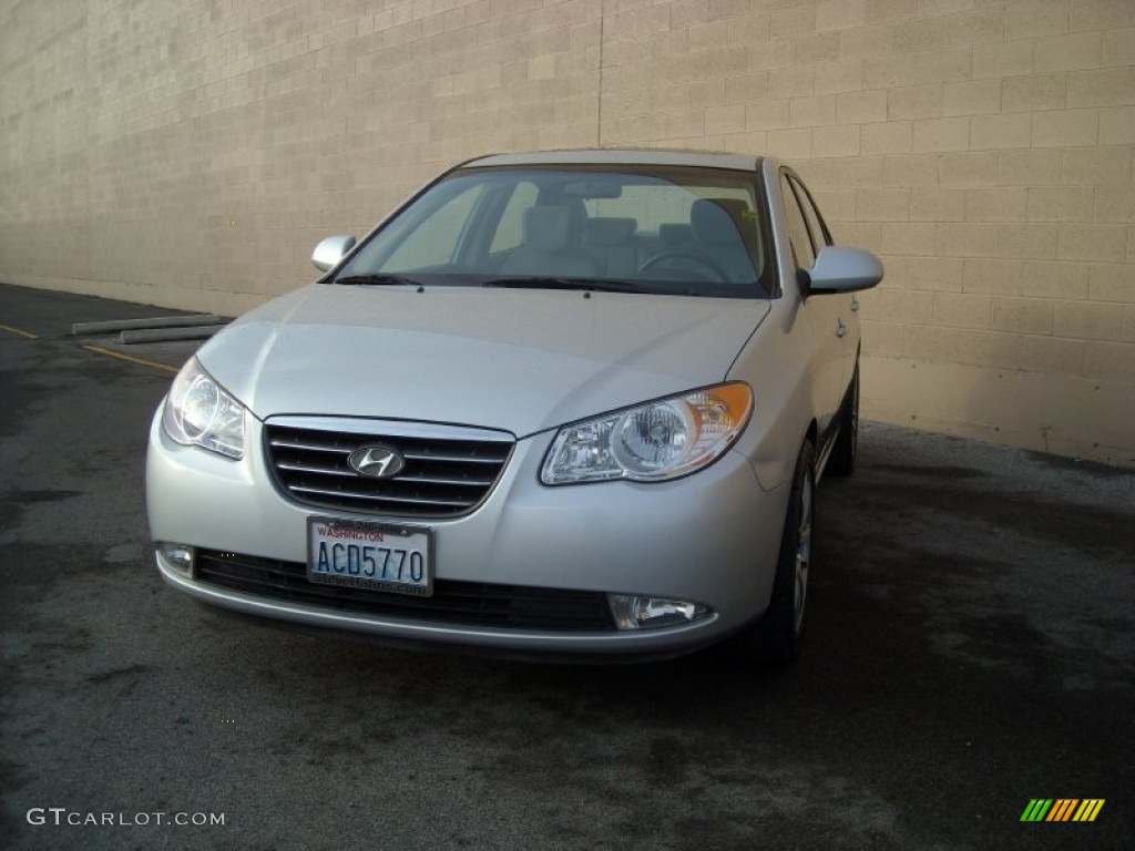 2009 Elantra SE Sedan - Quicksilver / Gray photo #1