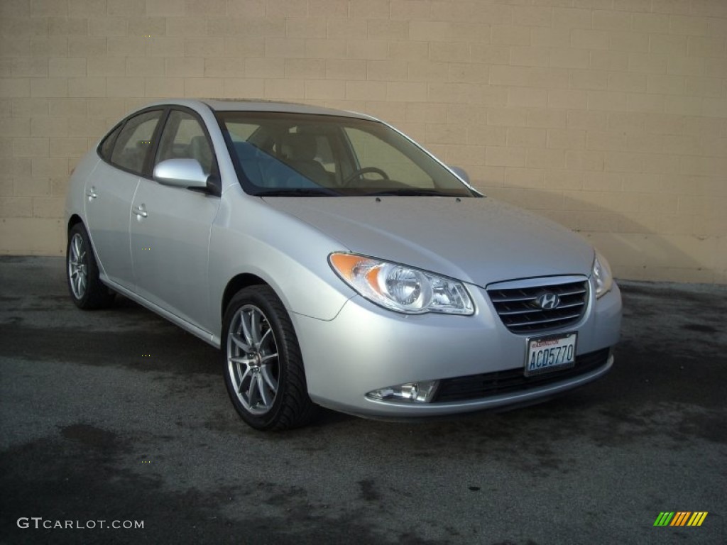 2009 Elantra SE Sedan - Quicksilver / Gray photo #4