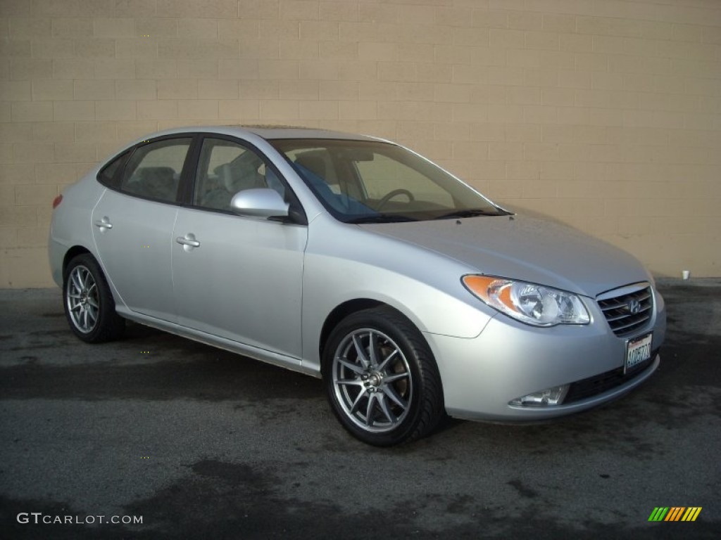 2009 Elantra SE Sedan - Quicksilver / Gray photo #5