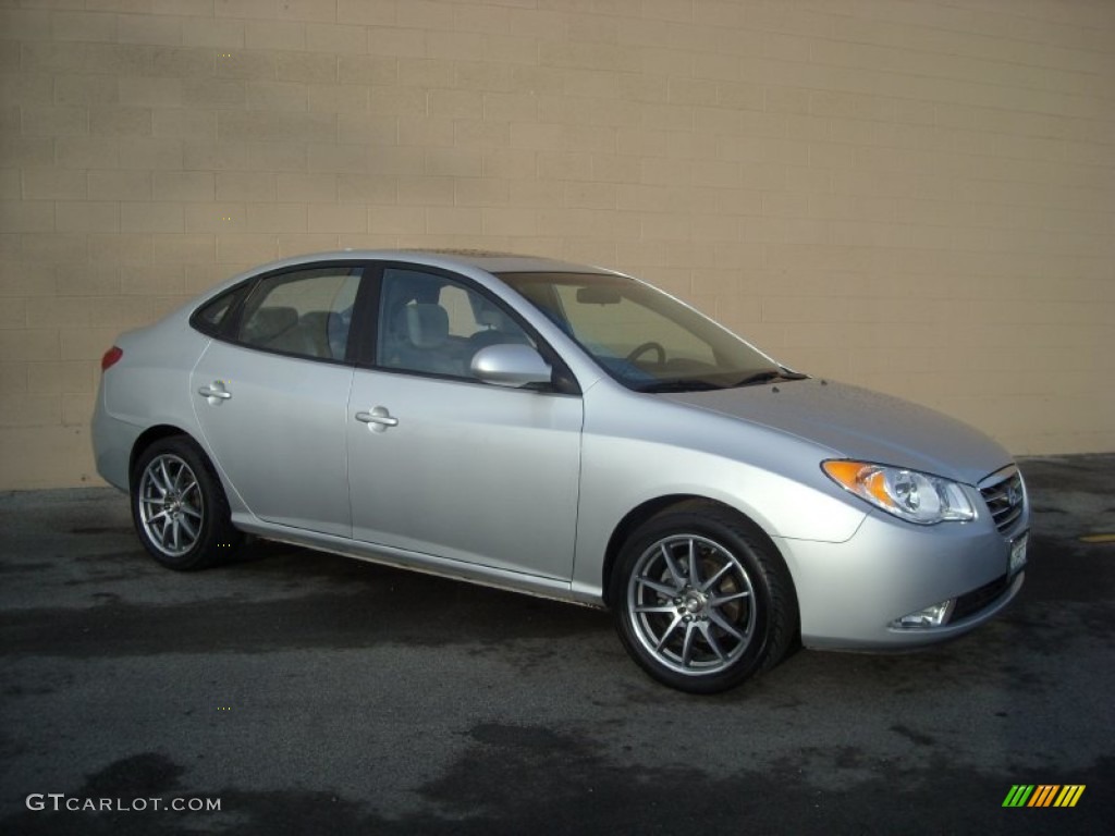 2009 Elantra SE Sedan - Quicksilver / Gray photo #6