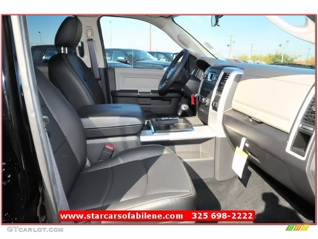 2012 Ram 1500 Lone Star Crew Cab - Black / Dark Slate Gray/Medium Graystone photo #21