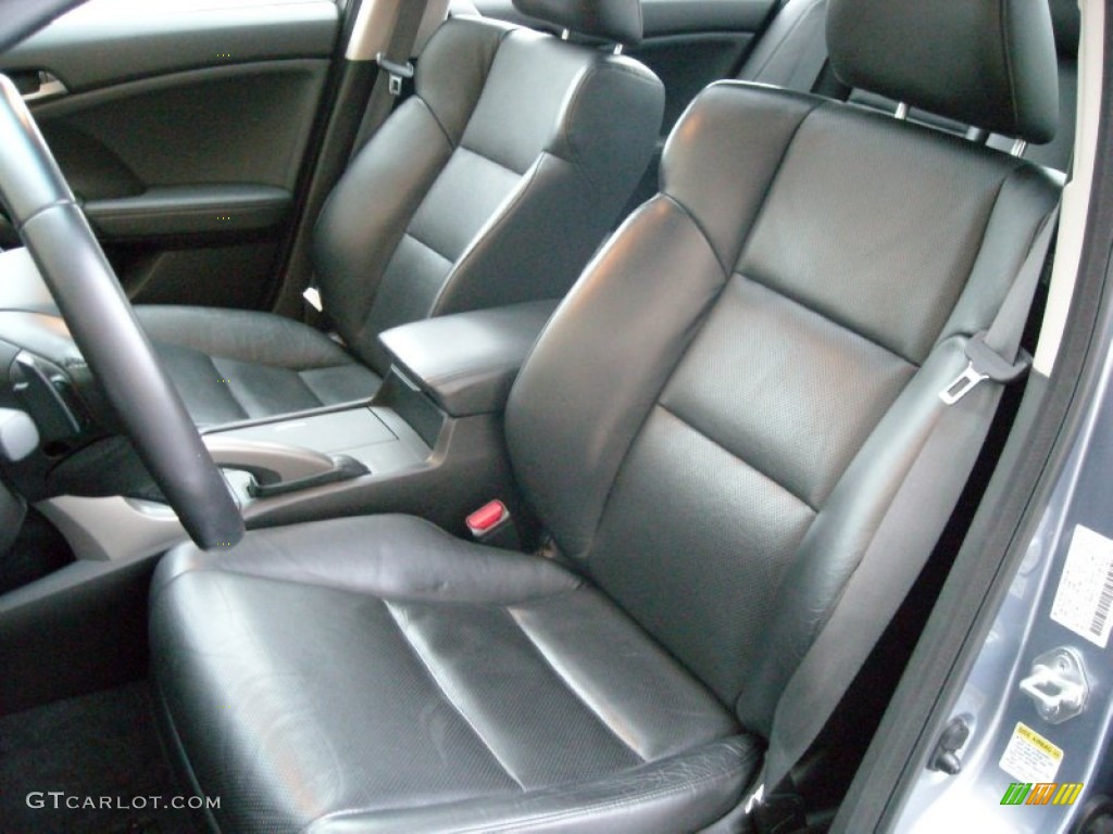 Ebony Interior 2009 Acura TSX Sedan Photo #74280826
