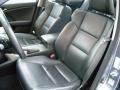 2009 Acura TSX Ebony Interior Front Seat Photo
