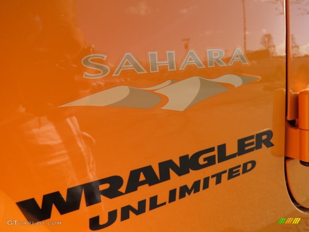2013 Jeep Wrangler Unlimited Sahara 4x4 Marks and Logos Photo #74280958