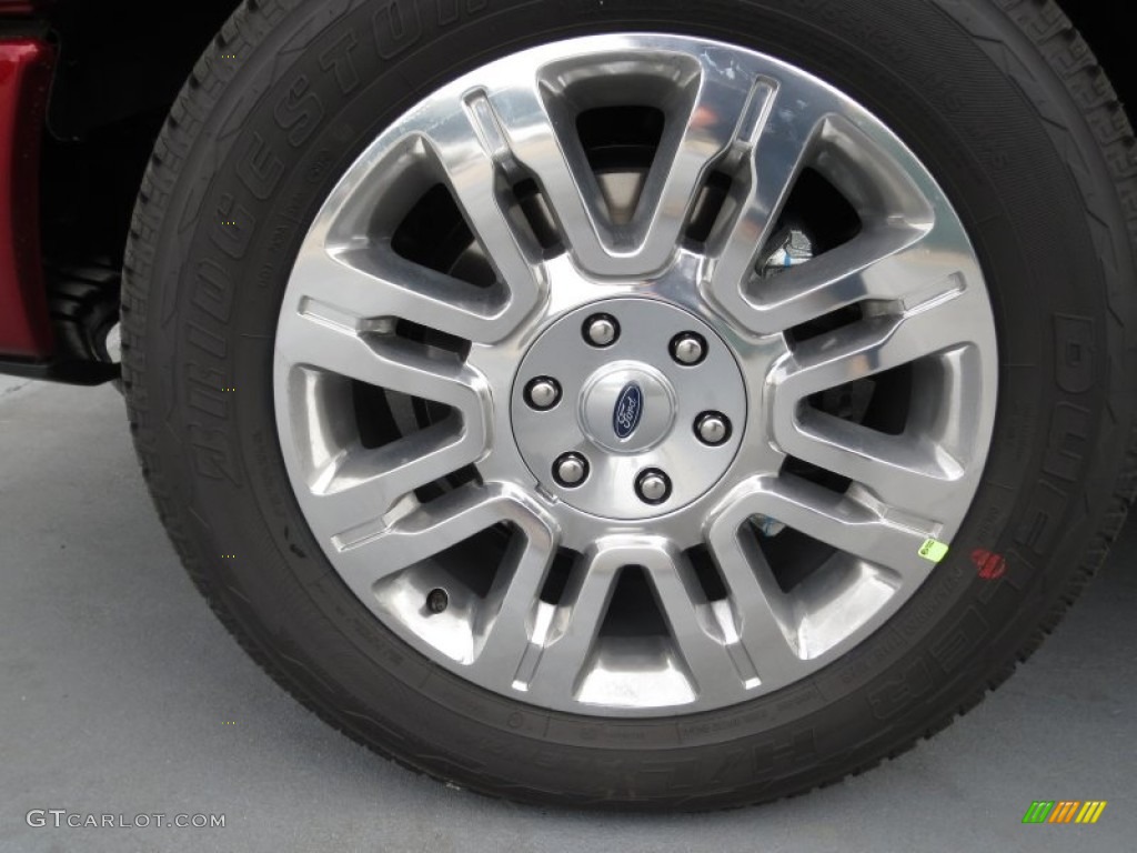 2013 Ford F150 Platinum SuperCrew Wheel Photo #74282502