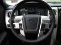 Platinum Unique Black Leather 2013 Ford F150 Platinum SuperCrew Steering Wheel