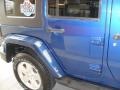 2010 Deep Water Blue Pearl Jeep Wrangler Unlimited Sahara 4x4  photo #8