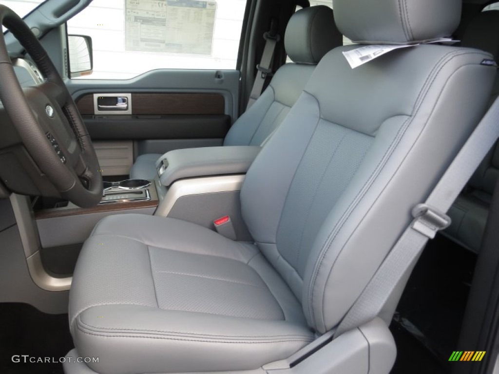 2013 Ford F150 Lariat SuperCrew 4x4 Front Seat Photo #74283505