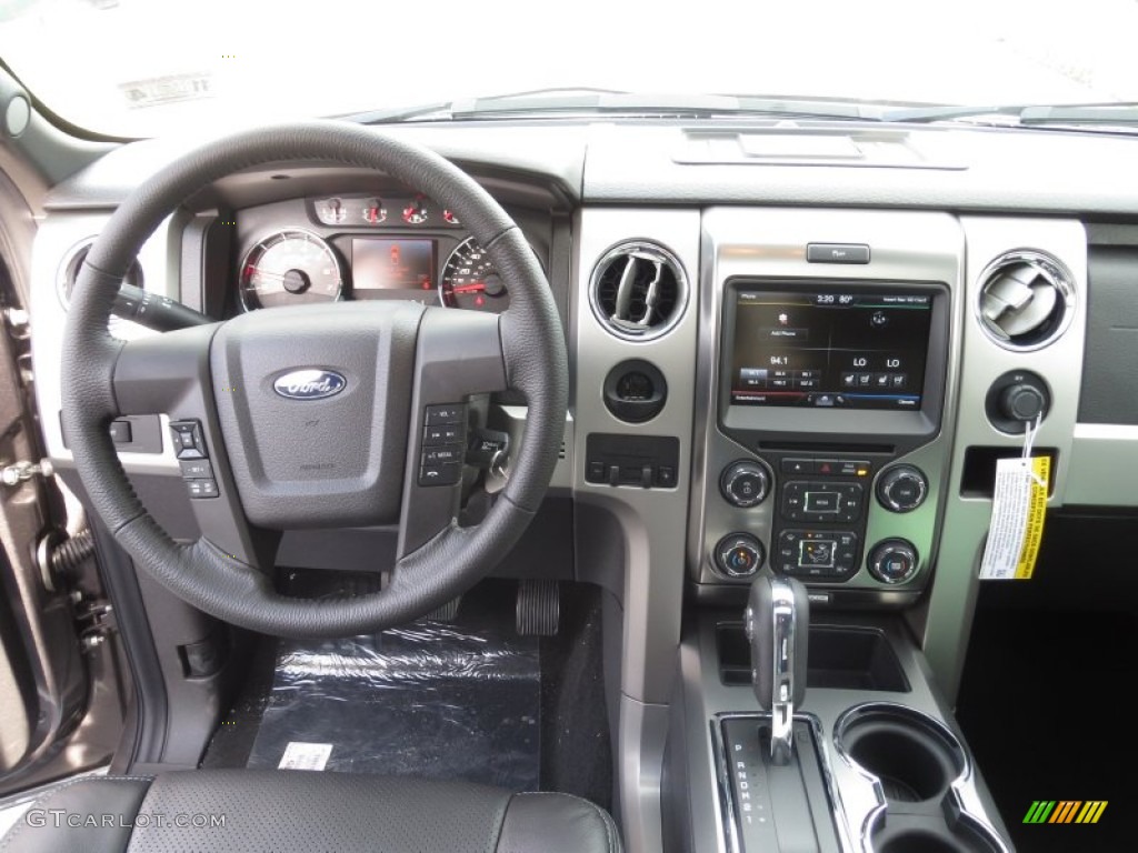 2013 Ford F150 FX2 SuperCrew Black Dashboard Photo #74284342