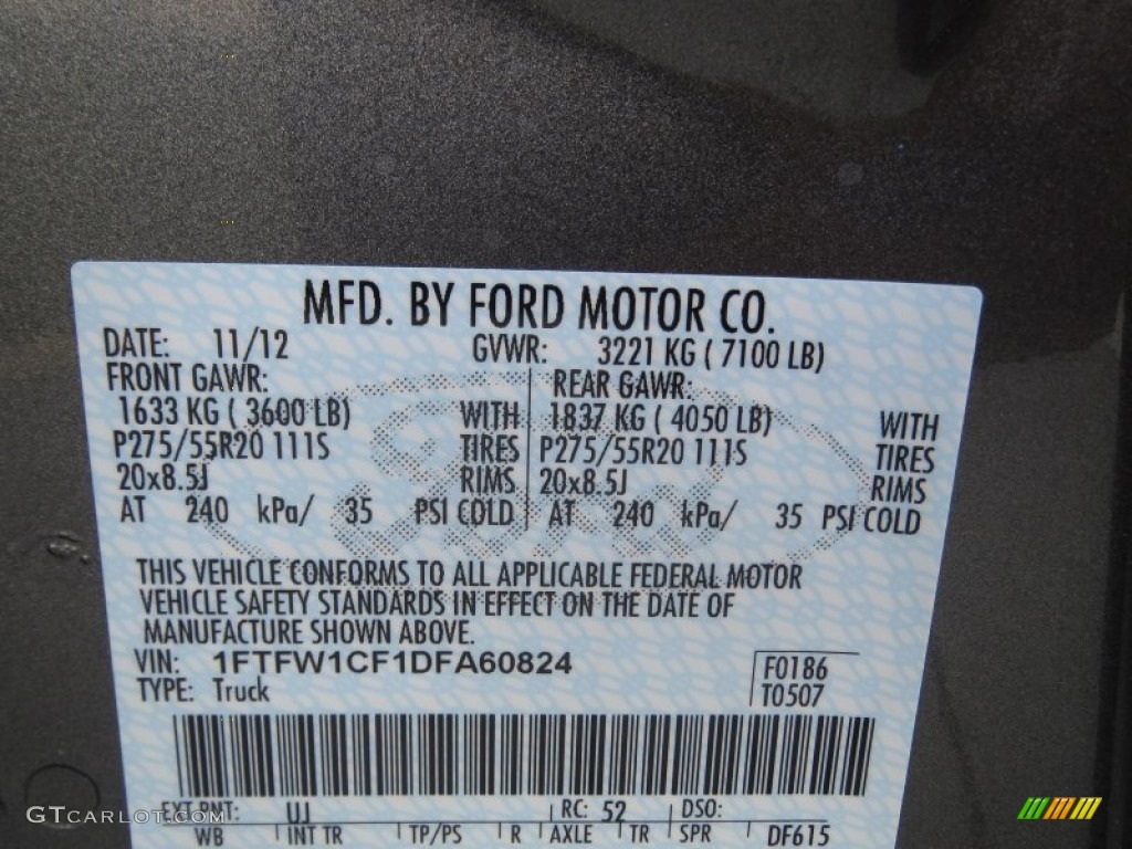 2013 Ford F150 FX2 SuperCrew Parts Photos