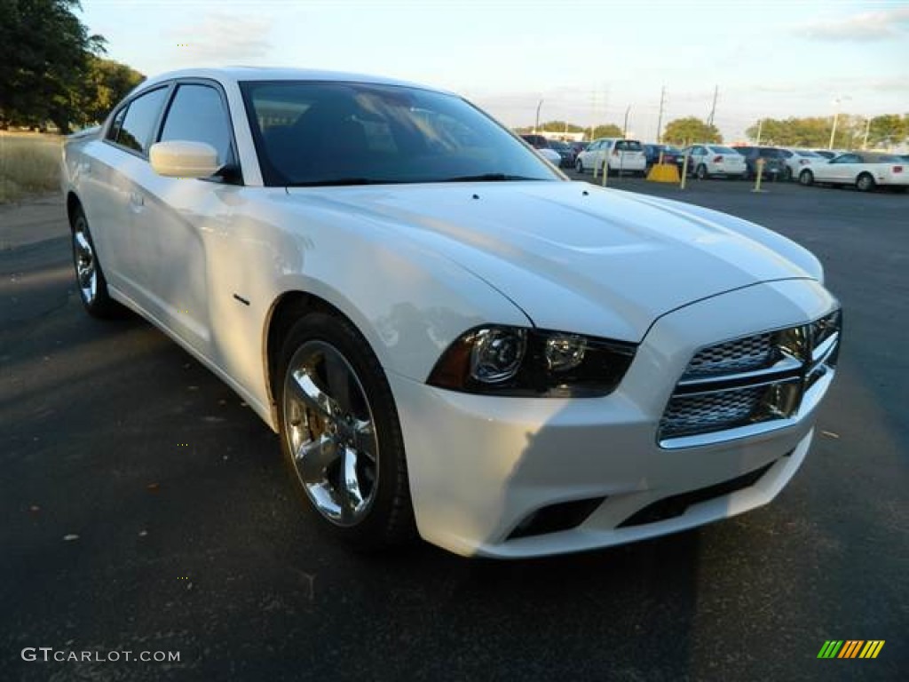 2012 Charger R/T Plus - Bright White / Black/Red photo #8