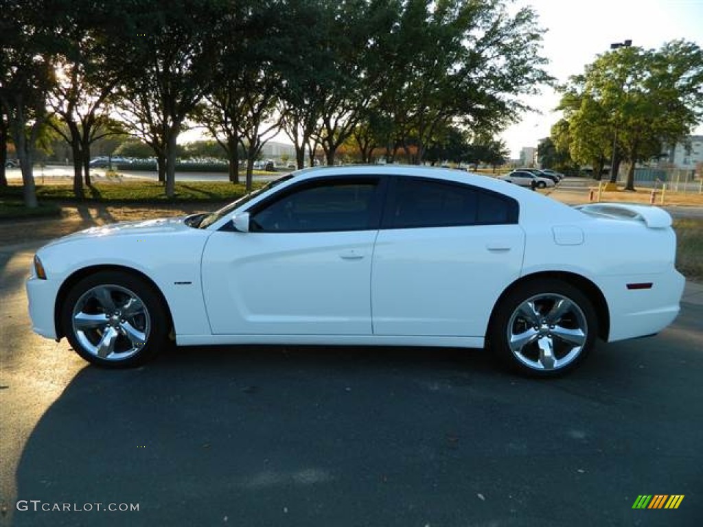 Bright White Dodge Charger