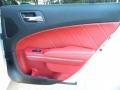 Black/Red 2012 Dodge Charger R/T Plus Door Panel